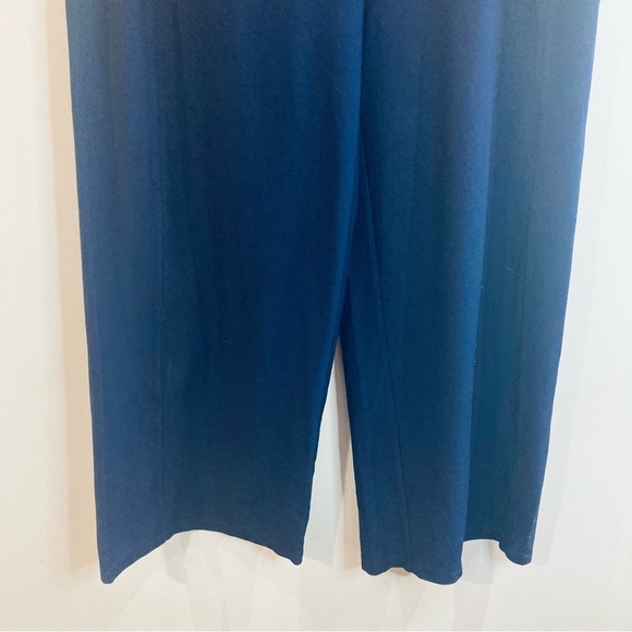 EILEEN FISHER SZ PL Wide Leg Elastic Waist Band Pull  On Palazzo Pants Trousers - Picture 2 of 8